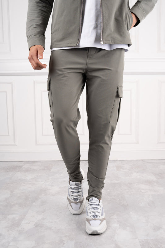 Premium Cargo Utility Pants - Taupe